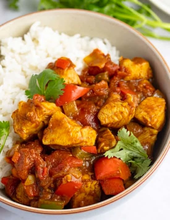 Chicken Jalfrezi.