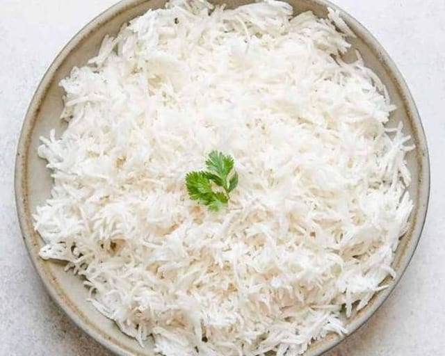 Plain Basmati Rice.