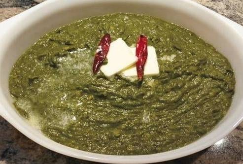 Sarson Ka Saag (Little Bitter Taste).