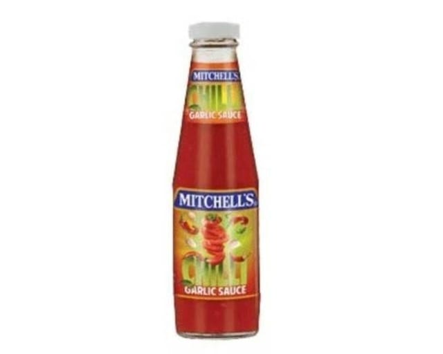 Chilli Garlic Sauce Glass Bottle.
