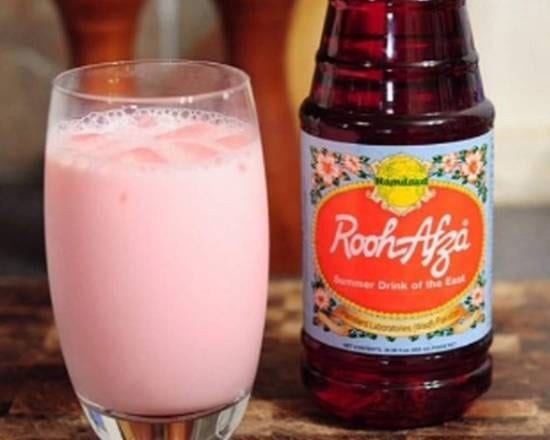 Rooh Afza with Milk.