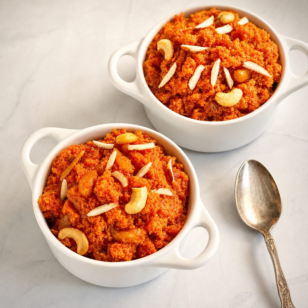 Gajar Ka Halwa (Carrot Halwa).