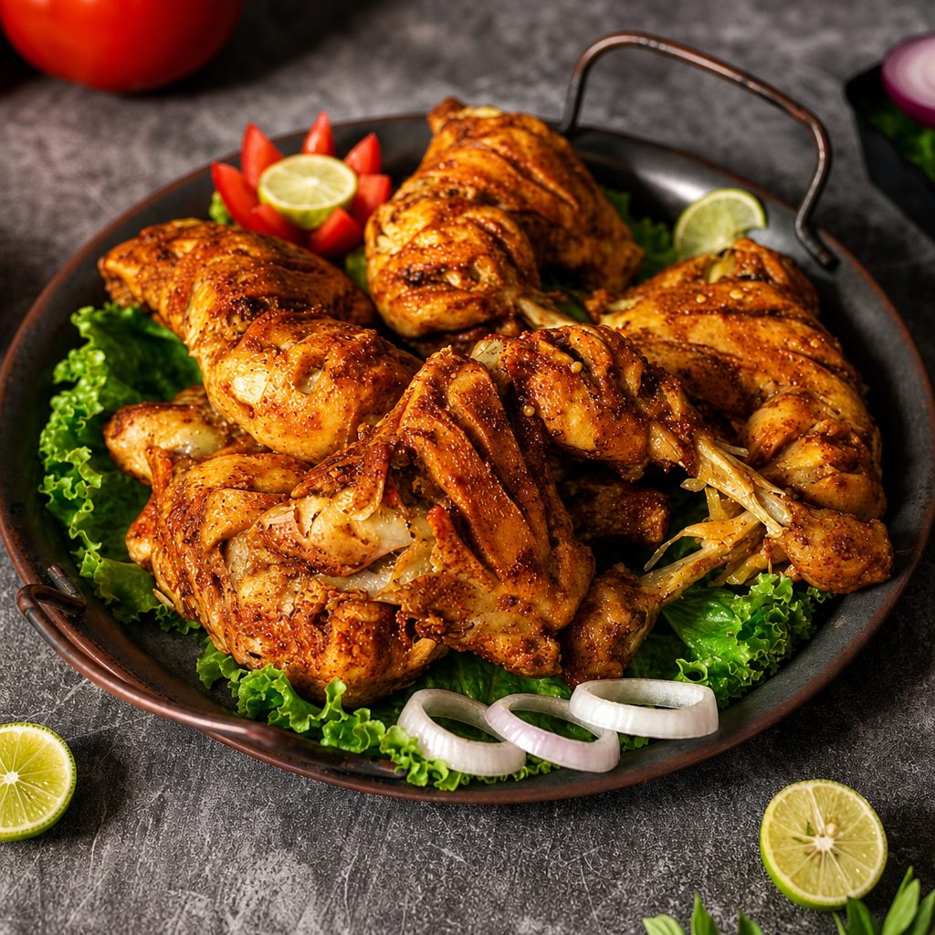 Steamed Roasted Chicken Leg.