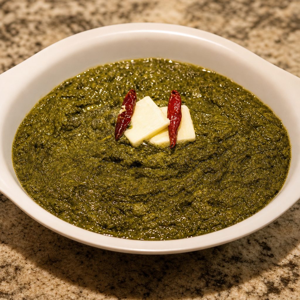 Sarson Ka Saag (Little Bitter Taste).